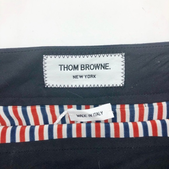 Thom Browne Mini Skirt Pleated Skirt Asymmetrical - Picture 4 of 8